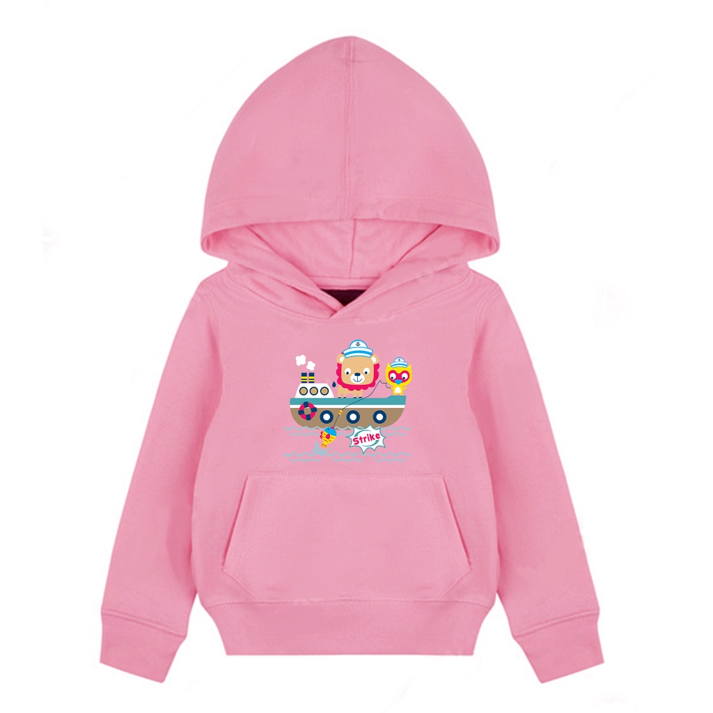 Hoodie Anak Strike Sweater Pakaian Fleece Anak M - XL