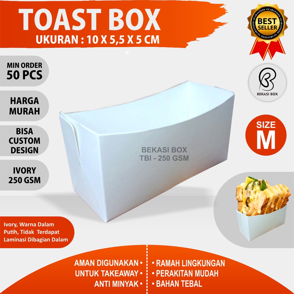 TOAST BOX M  -  IVORY (PUTIH)