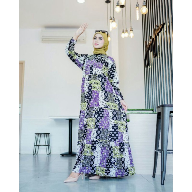 GAMIS RAYON PREMIUM|GAMIS RAYON CANDI MEKAR|GAMIS TWILL|GAMIS