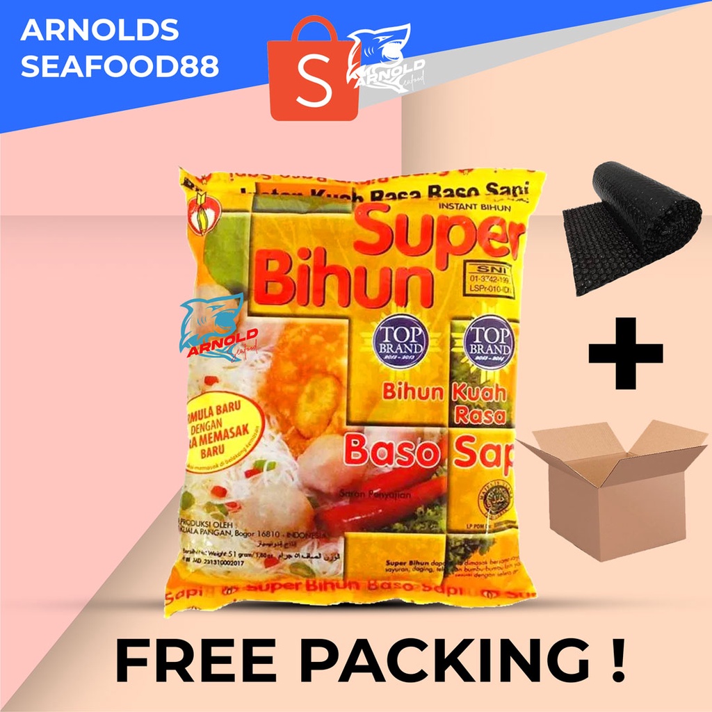 

Super Bihun Kuah Baso Sapi 51g (free packing)
