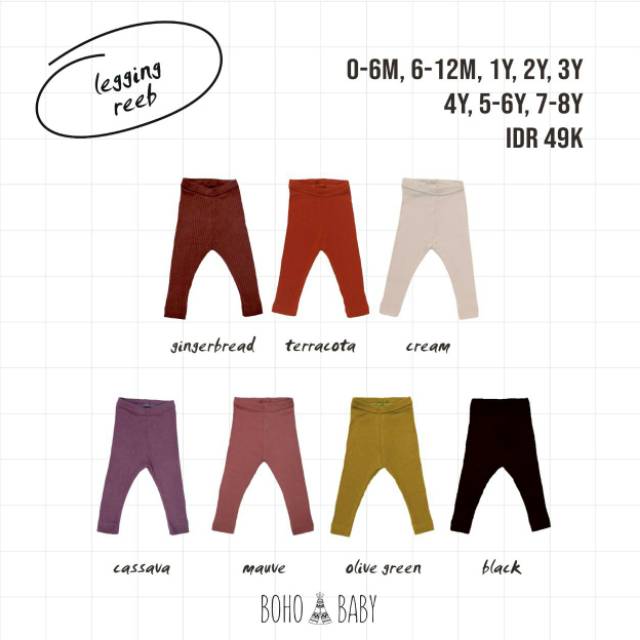Legging Reeb Bohobaby