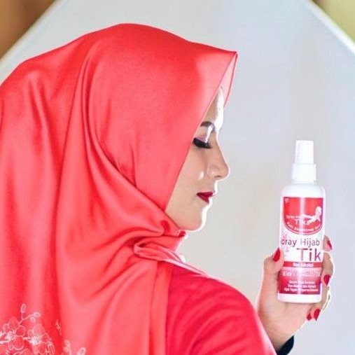 Spray Hijab Tika Spray Jilbab Anti Letoy dan Anti Mleyot Original