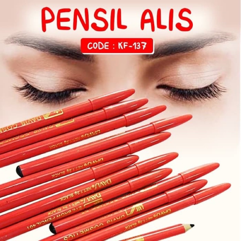 COD MEDAN TERMURAH Pensil Alis DAVIS Orange - Drawing Eyebrow Pencil