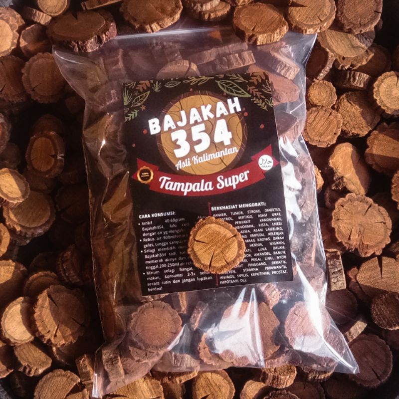 (1KG) BAJAKAH TAMPALA SUPER 354 ASLI 100% TEH HERBAL TRADISIONAL DAYAK KALIMANTAN MURAH