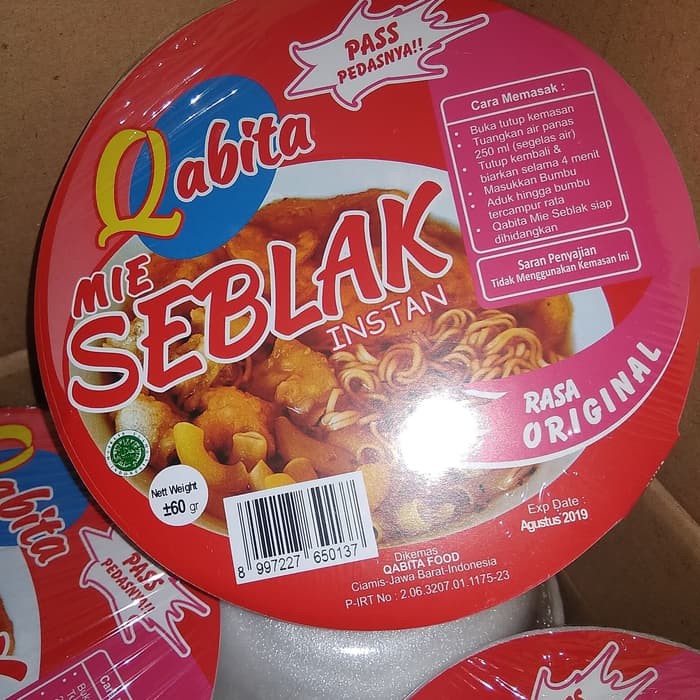 

mie seblak instan QABITA