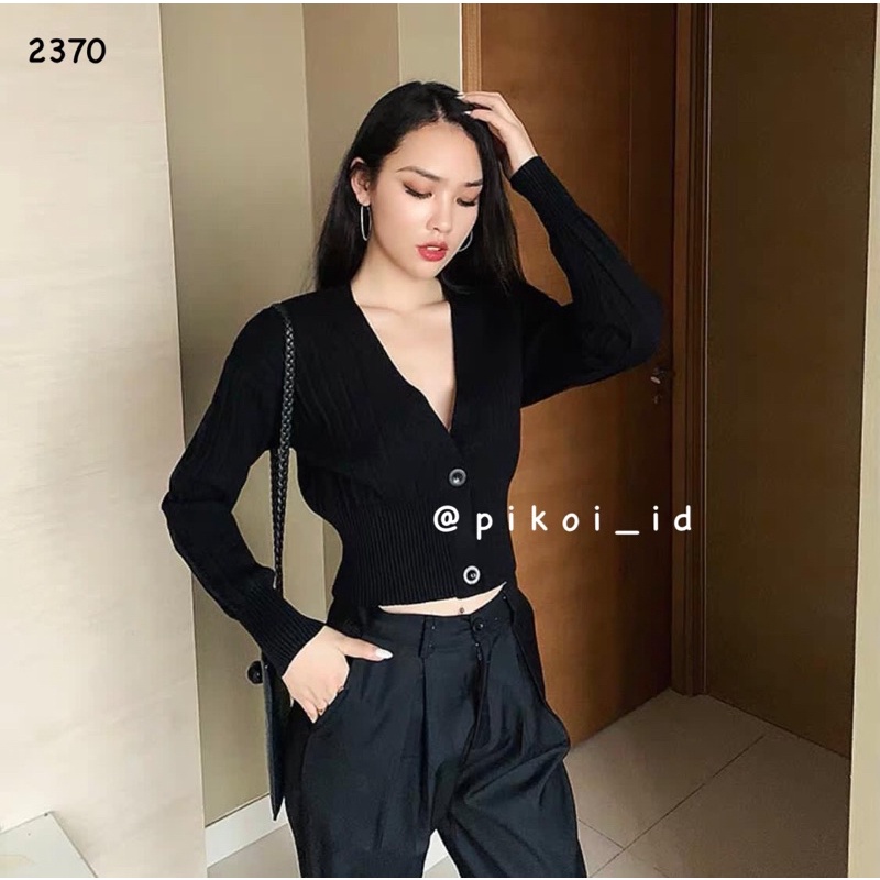 Cardigan rajut korea murah / cardigan knit merah / zara knit outer import hitam / outer rajut putih