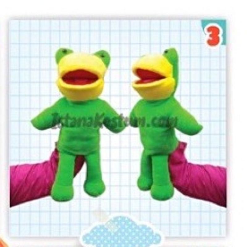 Boneka Muppet Hewan | Boneka Dongeng Handpuppet Karakter Hewan