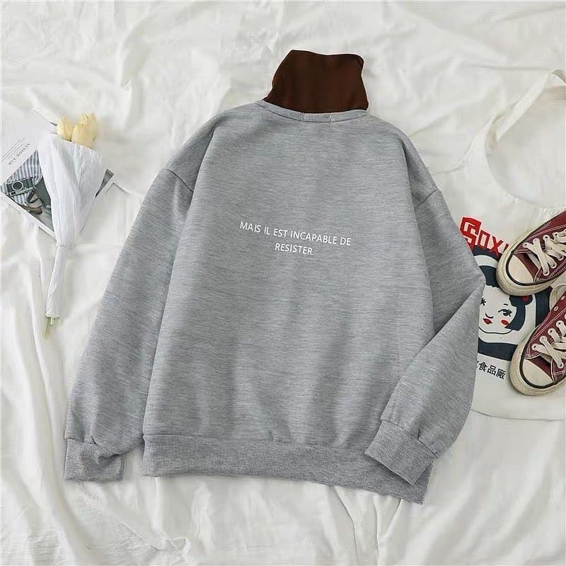 SWEATER WANITA - MONENT SWEATER - ATASAN WANITA - SWEATER FLEECE - PAKAIAN TERLARIS - KOREAN STYLE