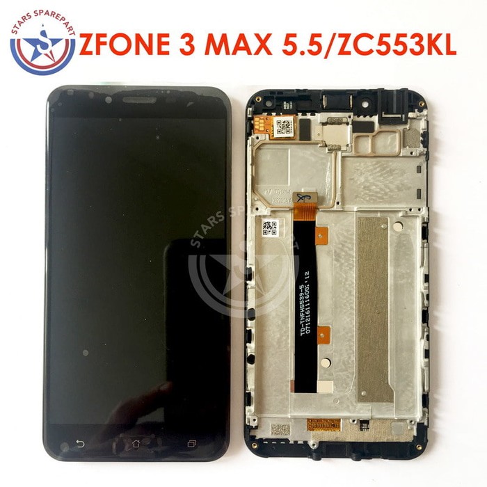 Diskon ASUS Zenfone 3 MAX ZC553KL LCD+TOUCHSCREEN+FRAME ORI - Putih