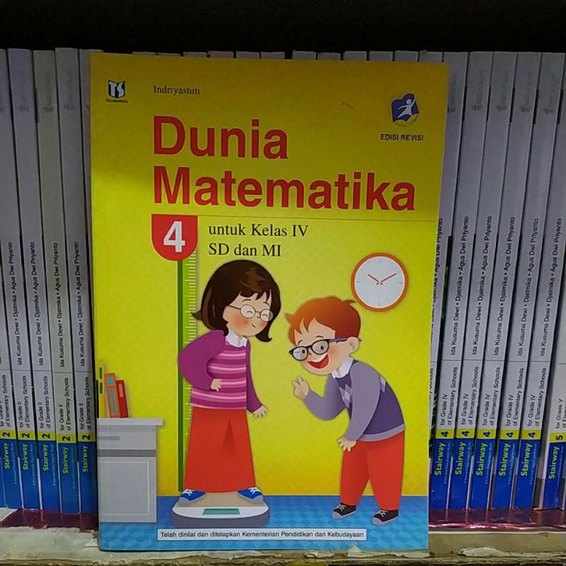 Buku Dunia Matematika kelas 4 Tiga serangkai