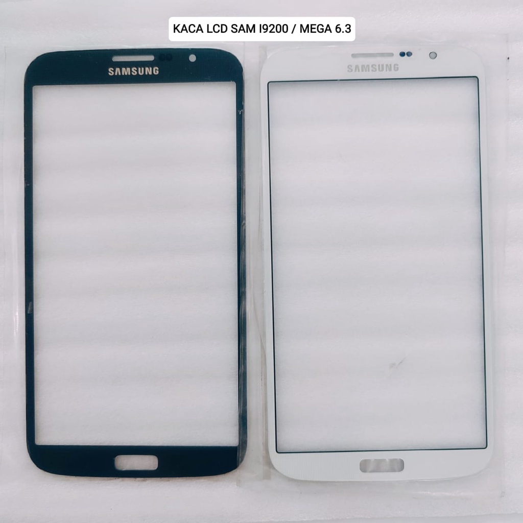 KACA LCD SAMSUNG GALAXY MEGA 6.3 I9200 GLASS LCD KACA TOUCHSCREEN KACA DEPAN