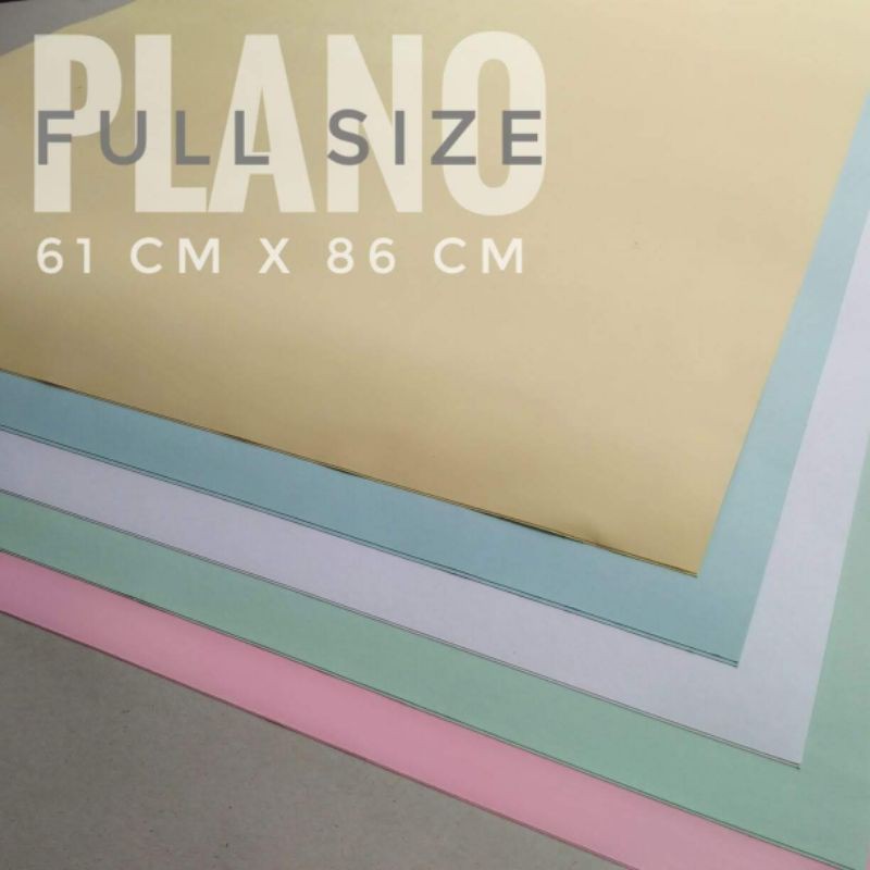 

KERTAS BC / BRIEF CARD 160 GR UK PLANO 61 CM X 86 CM ( ISI 10 LEMBAR )