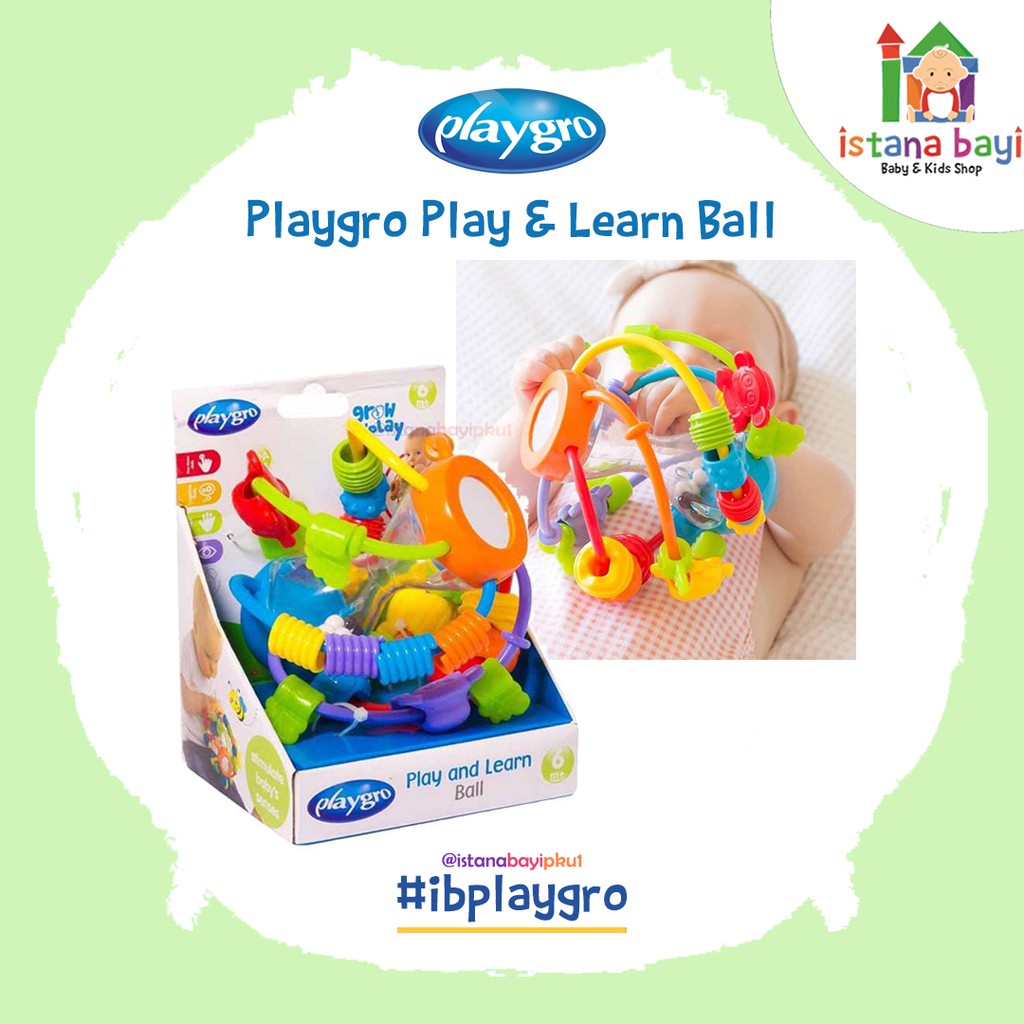 Playgro Play And Learn Ball - Mainan Bayi