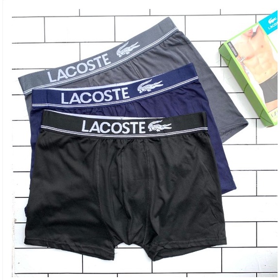 &quot;PROMO isi 3pcs &quot; Celana Dalam Boxer Premium Bahan Katun CD Pria Import Boxer Polos
