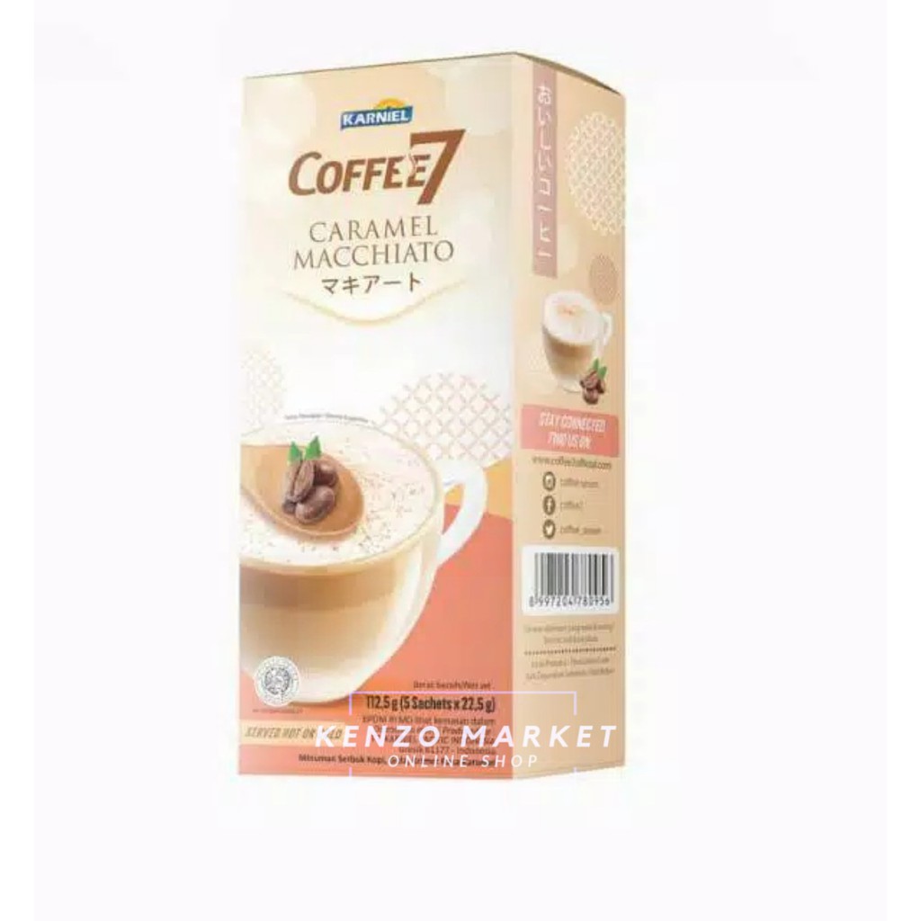 

Coffee7 Caramel Machiato 5x22, 5 gram