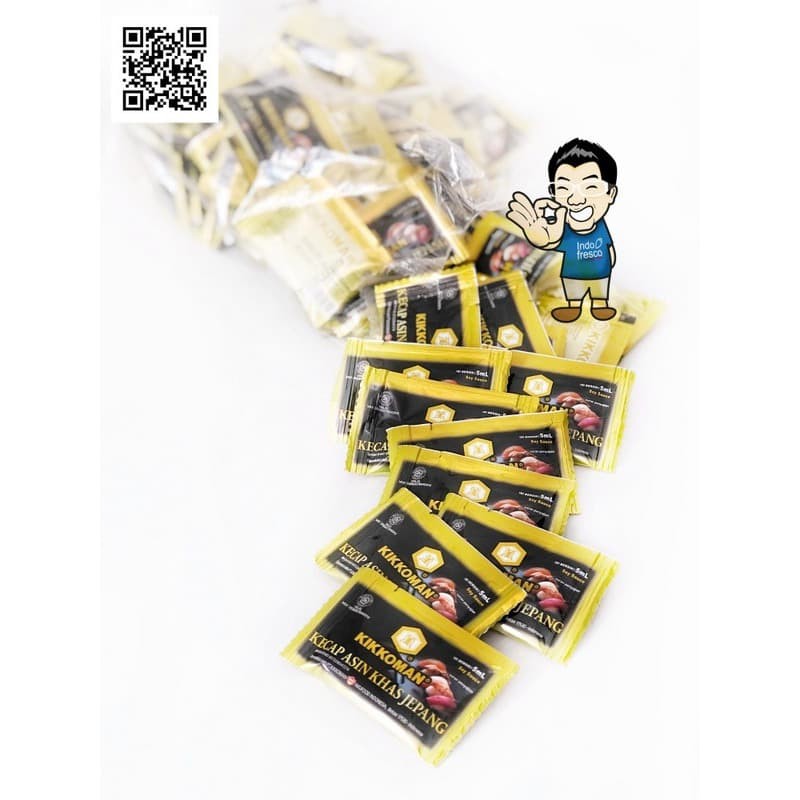 

PROMO KIKKOMAN SOY SAUCE SHOYU-KECAP ASIN KHAS JEPANG HALAL SACHET 5ML TERMURAH