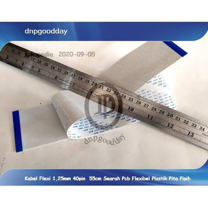 

Kabel Flexi 1,25Mm 40Pin 55Cm Searah Pcb Flexibel Plastik Pita Pipih Dnpgood11 Ayo Order