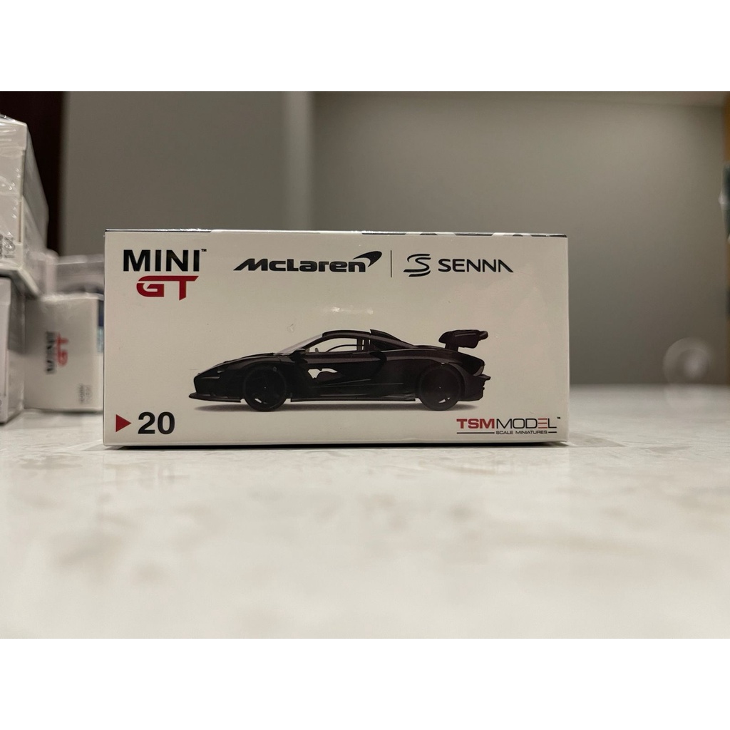 MiniGT Mclaren Mc Laren Senna 20 Black Mini GT