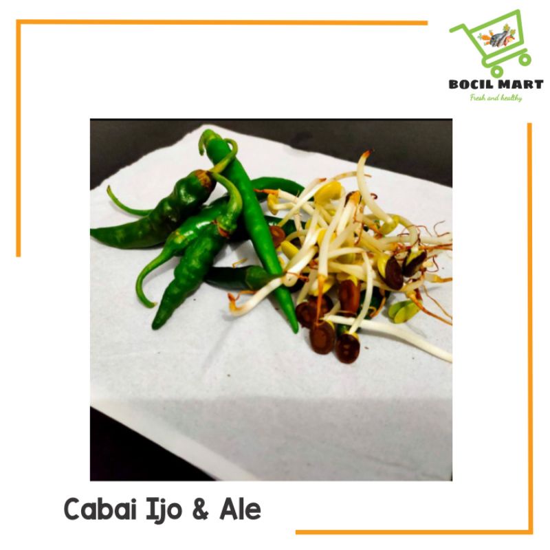 

[BOCIL MART] CABAI IJO DAN ALE / LOMBOK IJO ALE