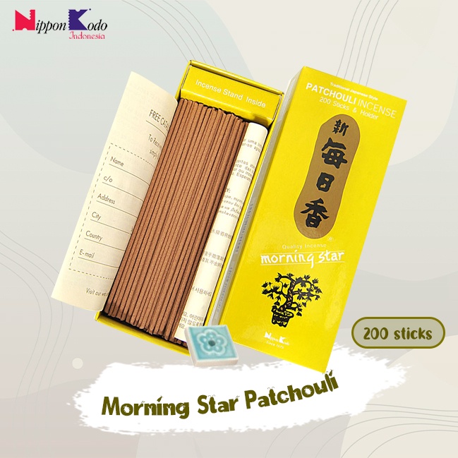 Dupa/Hio Stick Jepang Harum Wangi Aromaterapi Morning Star Patchauli