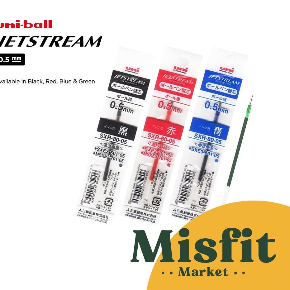 

cst0T4f--Uni Ball Jetstream SXR-80 Refill 0.38 0.5 0.7 1.0 mm isi Ulang Uniball Multipen