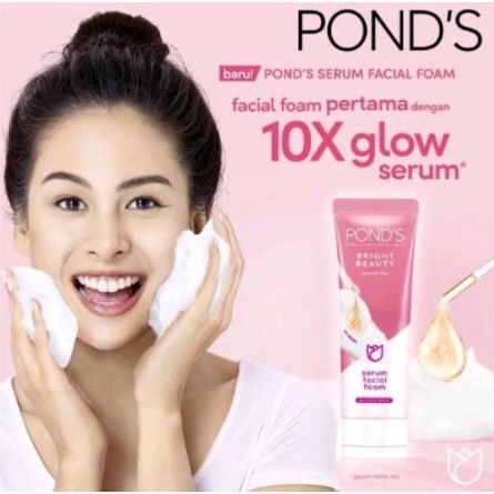 PONDS FACIAL FOAM BRIGHT BEAUTY / FACIAL WASH / SABUN MUKA / SABUN CUCI MUKA 100gram