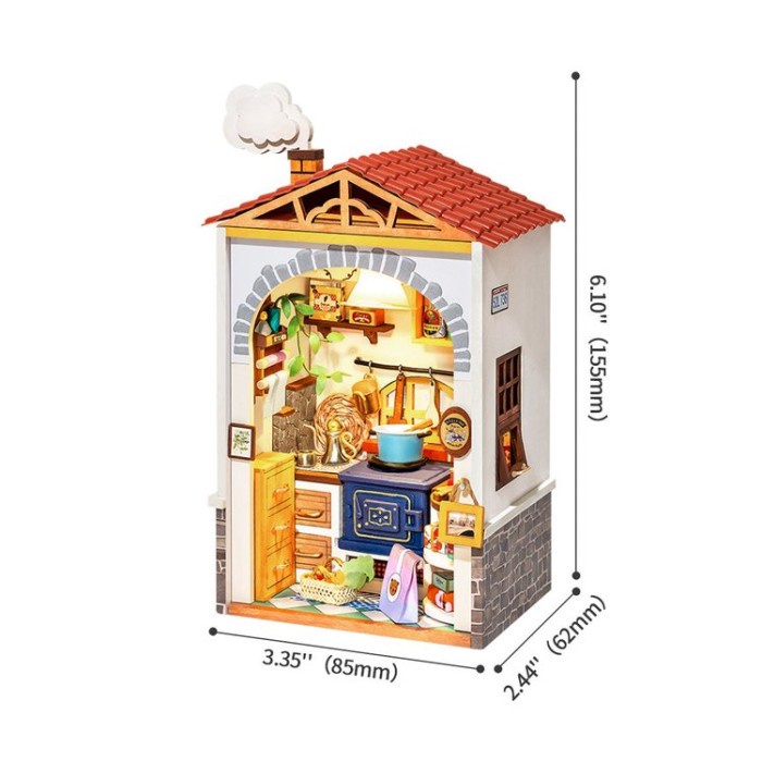 ROLIFE Robotime Flavor Kitchen DIY Miniature House DS011