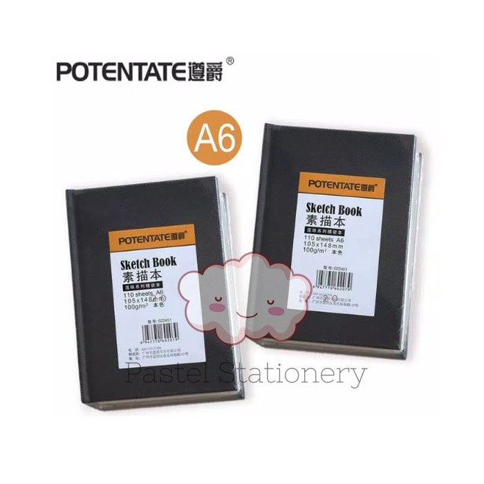 

Potentate A6 Sketchbook Sketch Book 100gsm - Kertas Buku Gambar & Sketsa Potentate