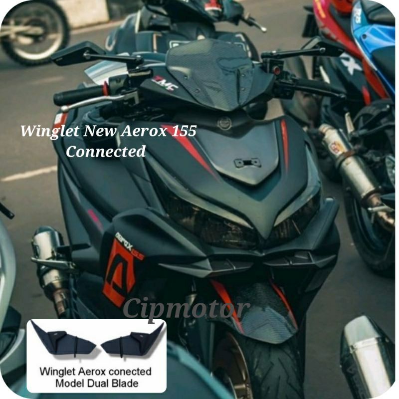 Winglet airflow yamaha AEROX 155 connected 2021