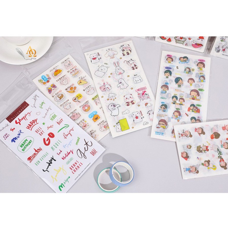 

Sticker Kartun Korea Motif Unik 6th Edition