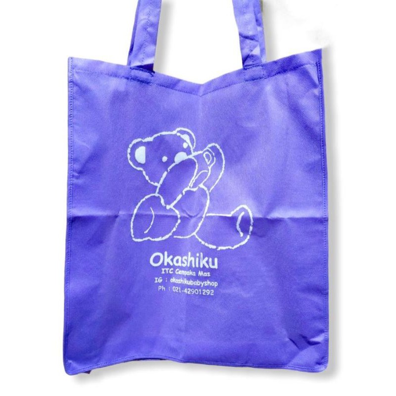 TAS KAIN PAPER BAG LOGO OKASHIKU