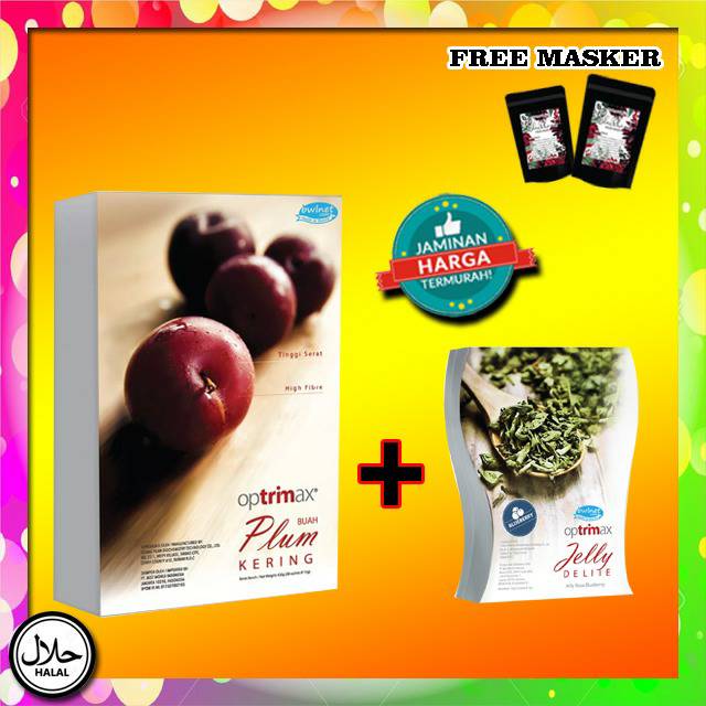 Optrimax Plum & Jelly Delite Detox Kurus Slim Optrimax Herbal Original Aman Healthy