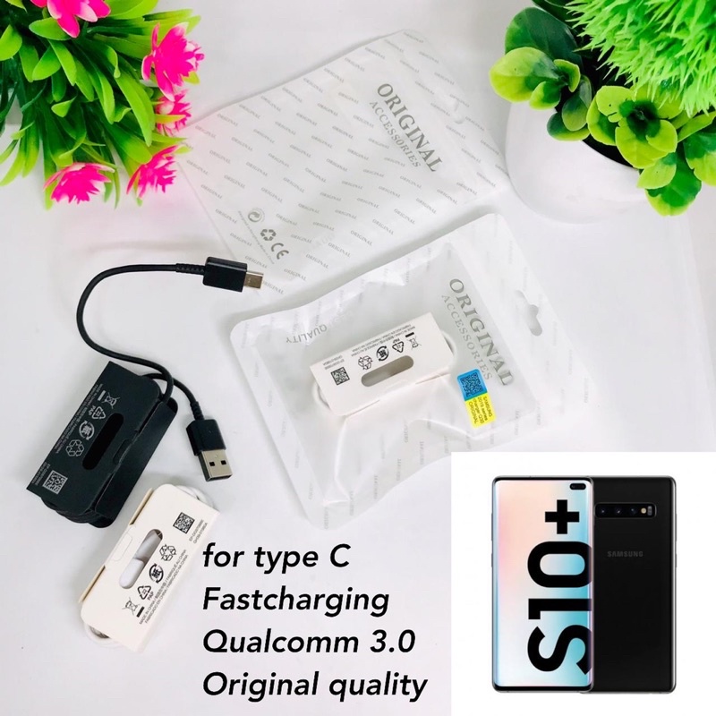 PROMO KABEL DATA SAMSUNG S10+ USB TO TYPE C ORIGINAL CHARGING LINE