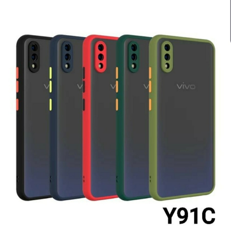 VIVO Y91C Y1S Case Dove Matte Mychoice Slim Case Fuze Macaron