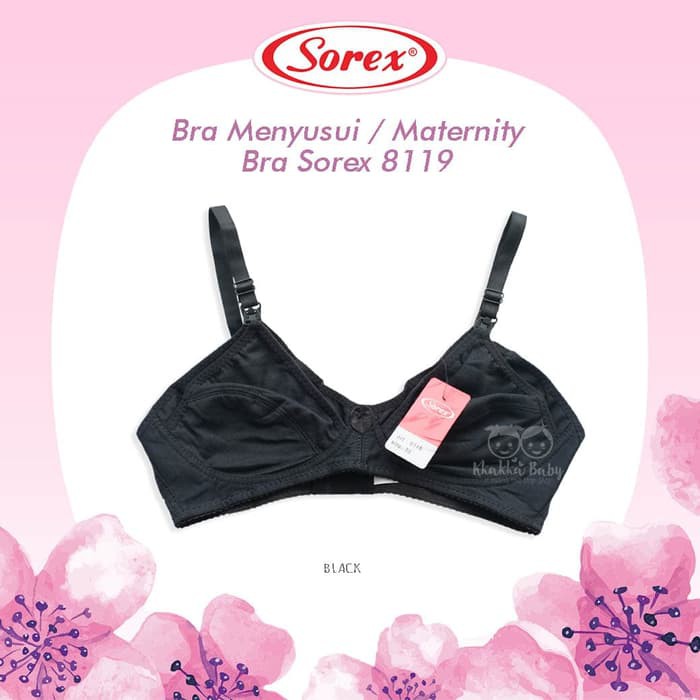 Bra Menyusui Sorex 8119 / Maternity Bra / BH Tanpa Busa TANPA KAWAT