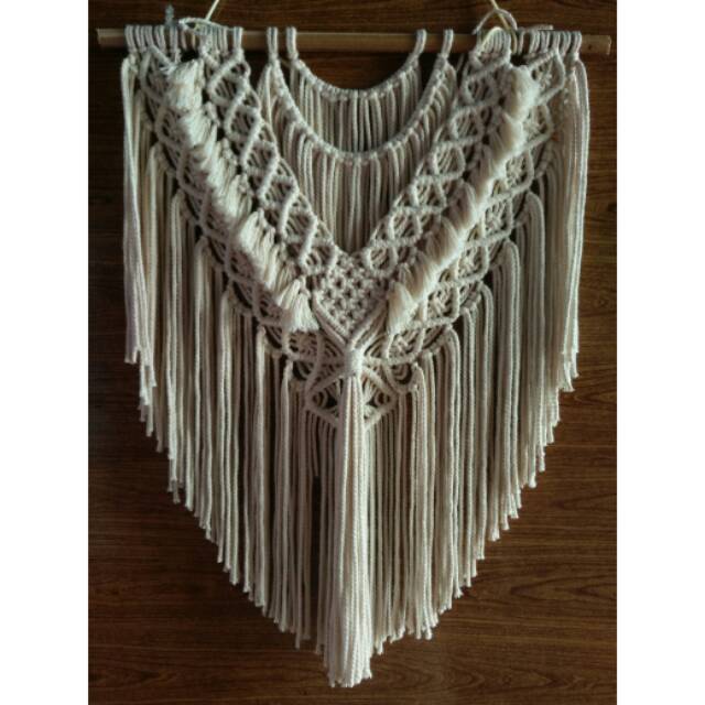 READY STOK) macrame hiasan dinding / macrame wall hanging/ Dekorasi rumah