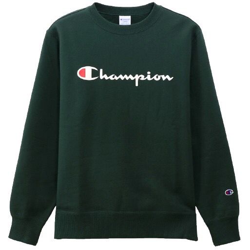 Crewneck Champion Grey Premium Bordir Full Tagh Motif Simple