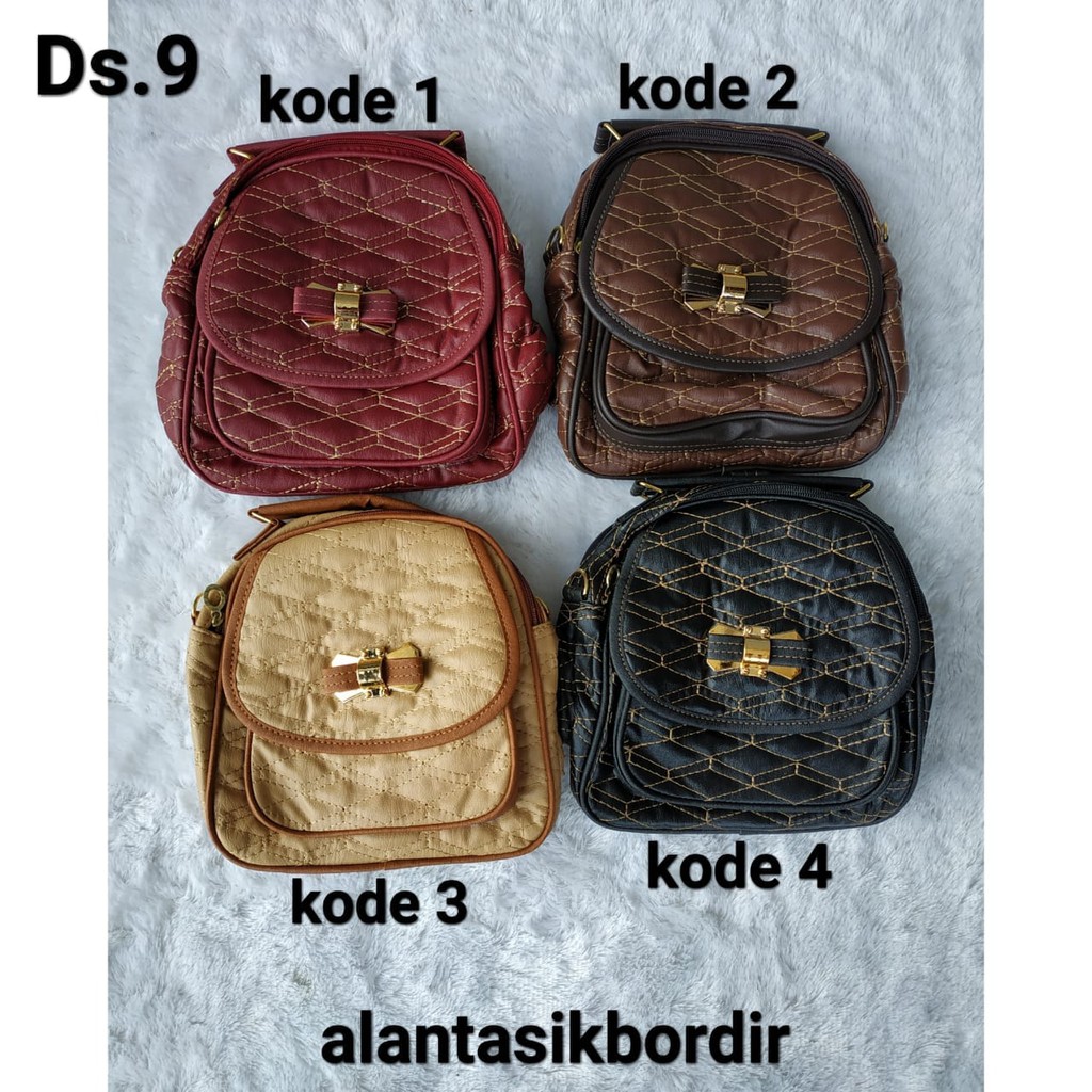 Tas DS 9/Tas Slempang Wanita/Tas Wanita Murah/Tas Punggung Wanita R36