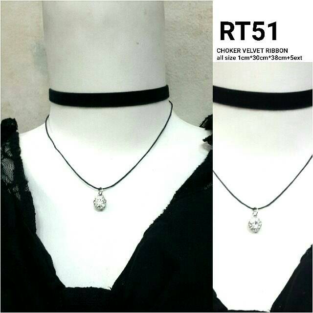 CHOKER VELVET RIBBON LAYER RT51