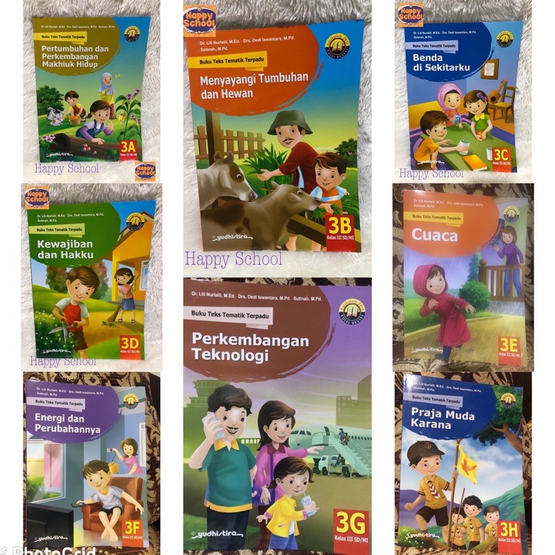 BUKU TEKS TEMATIK TERPADU KELAS 3 SD YUDHISTIRA