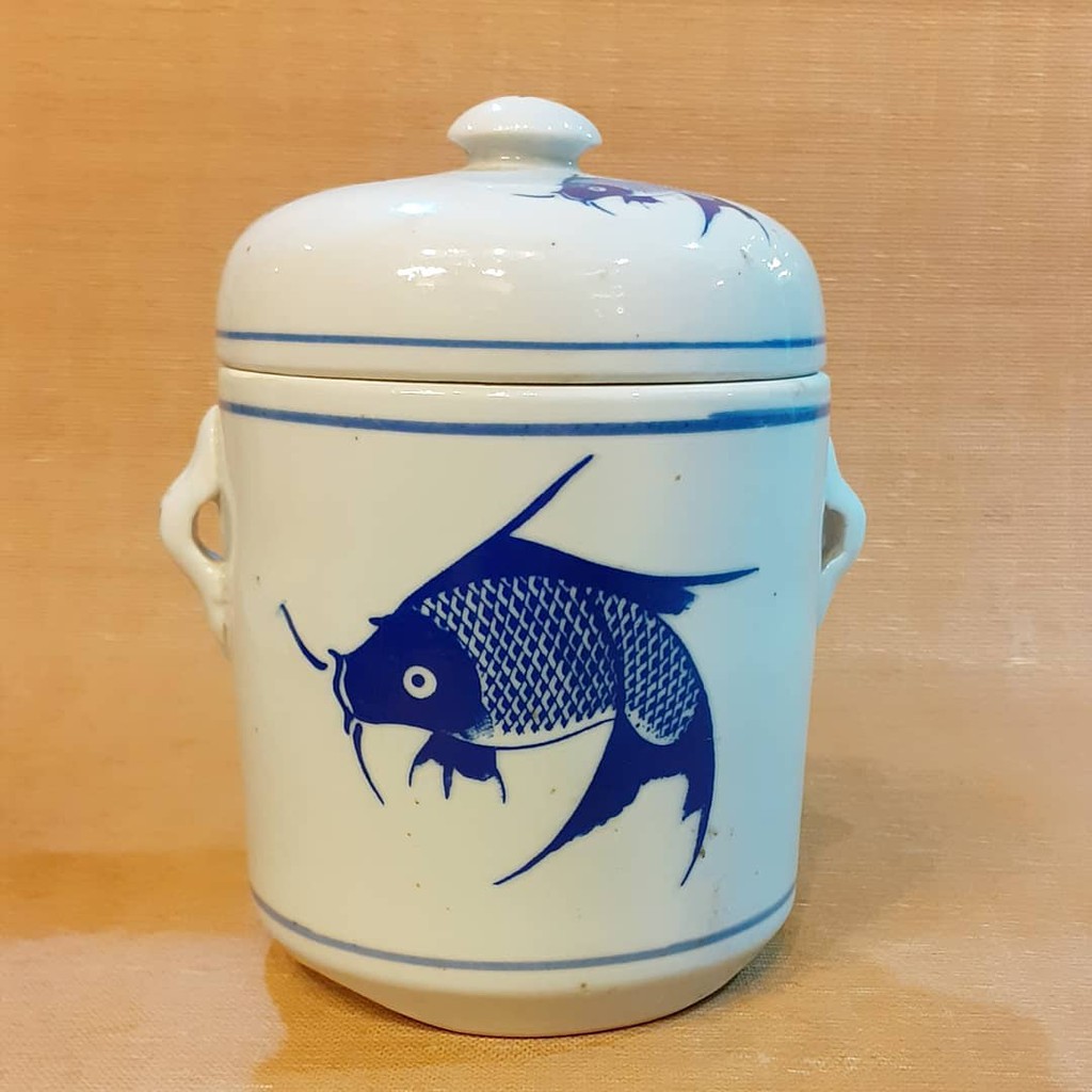 Tempat Teh Keramik Ikan