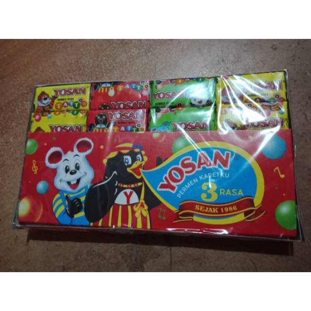 

Yosan Permen KaretKu isi 60 Pcs