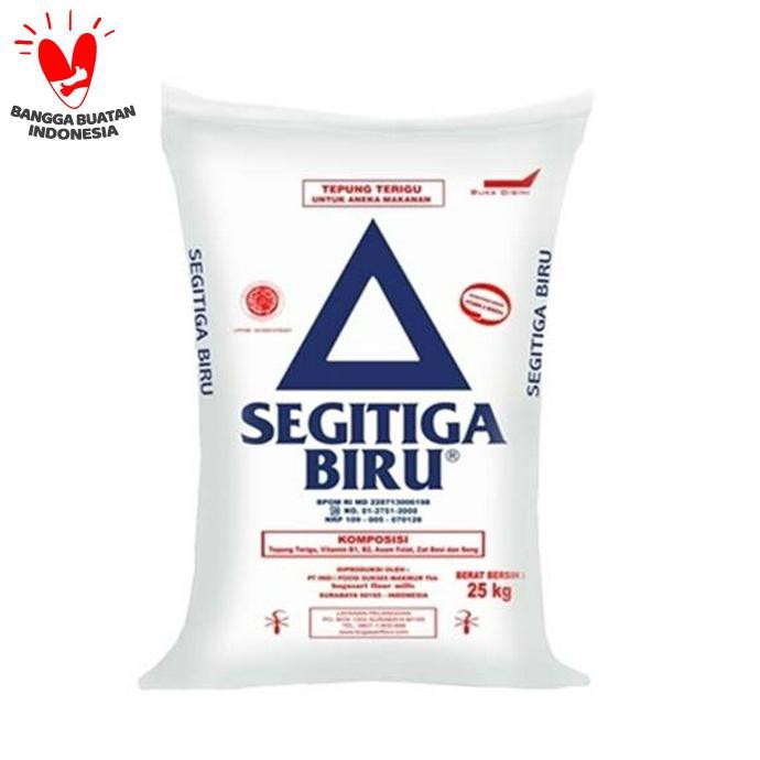 

Tepung Terigu Segitiga Biru 25Kg Bal (Via Gojek Only)