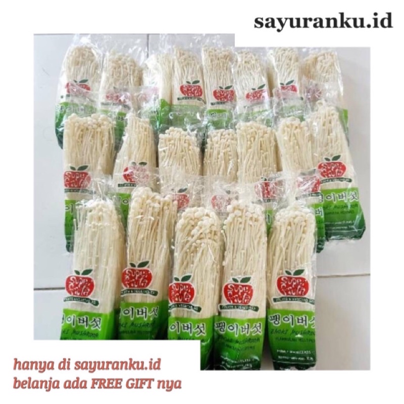 

Jamur Enoki Segar Fresh china 100g / Pack