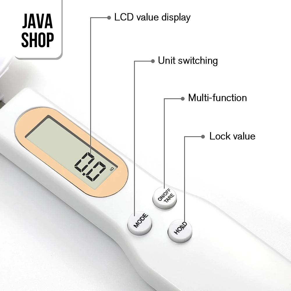 JAVASHOP Sendok Takar Ukur Digital Elektrik Spoon Timbangan Dapur Maksimal