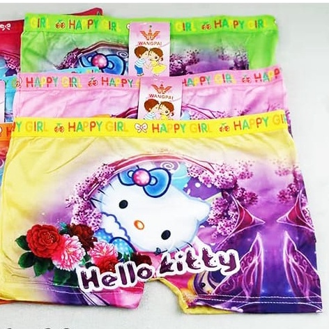 Celana Dalam Boxer Anak Perempuan Ukuran M,L,XL 2202