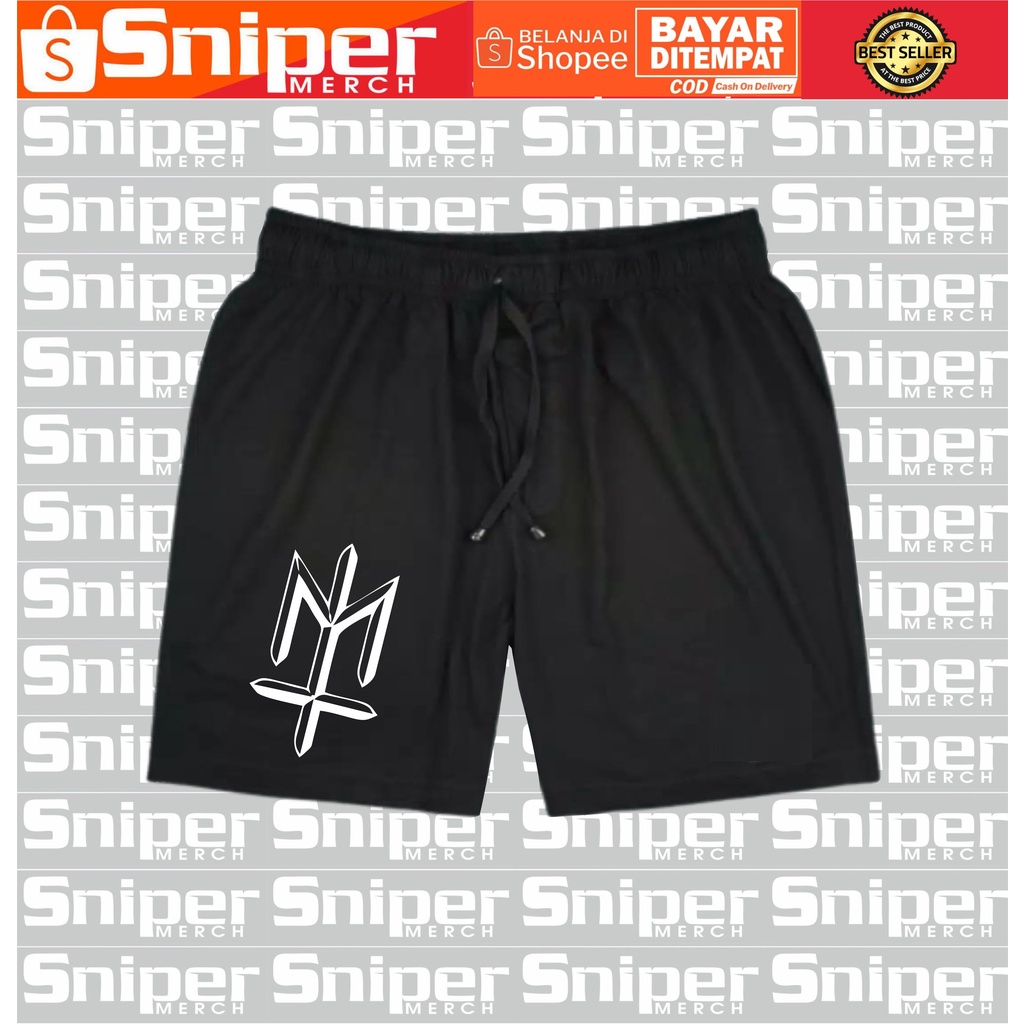 Boxer  maternal Meshort Celana Kolor Daleman Bahan Kaos Band Musik Metal Punk  SNIPERMERCH bahan beb