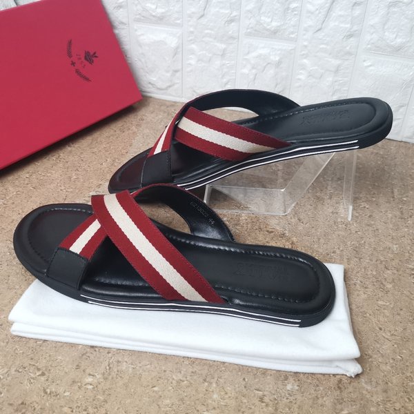 sandal cowok bally slide sendal pria p1shoes mirror