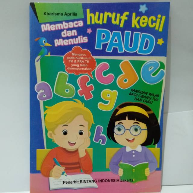 Buku Anak - Membaca dan Menulis Huruf Kecil PAUD