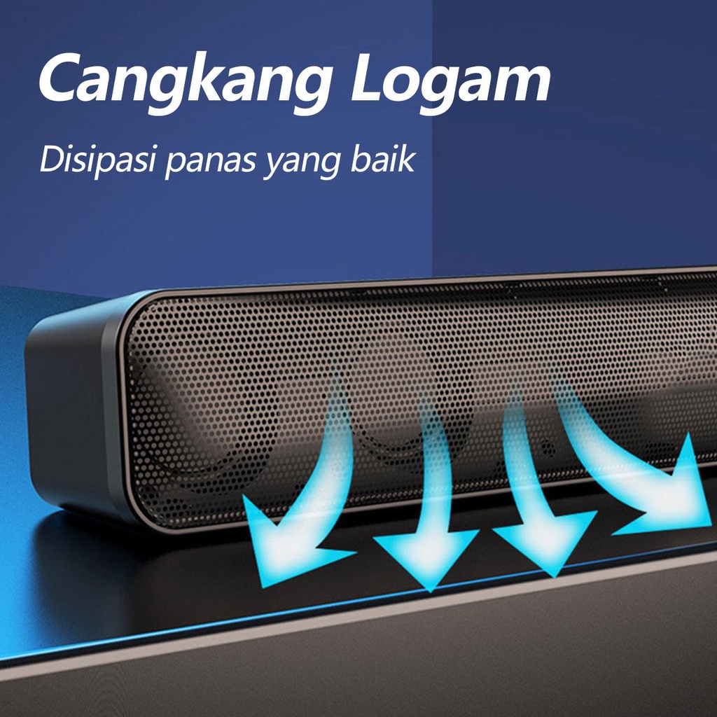 【COD】AFS Speaker Bluetooth Soundbar Sound bluetooth RGB Light Computer TV Phone TF Multifunction Speaker Bluetooth Bass - S19